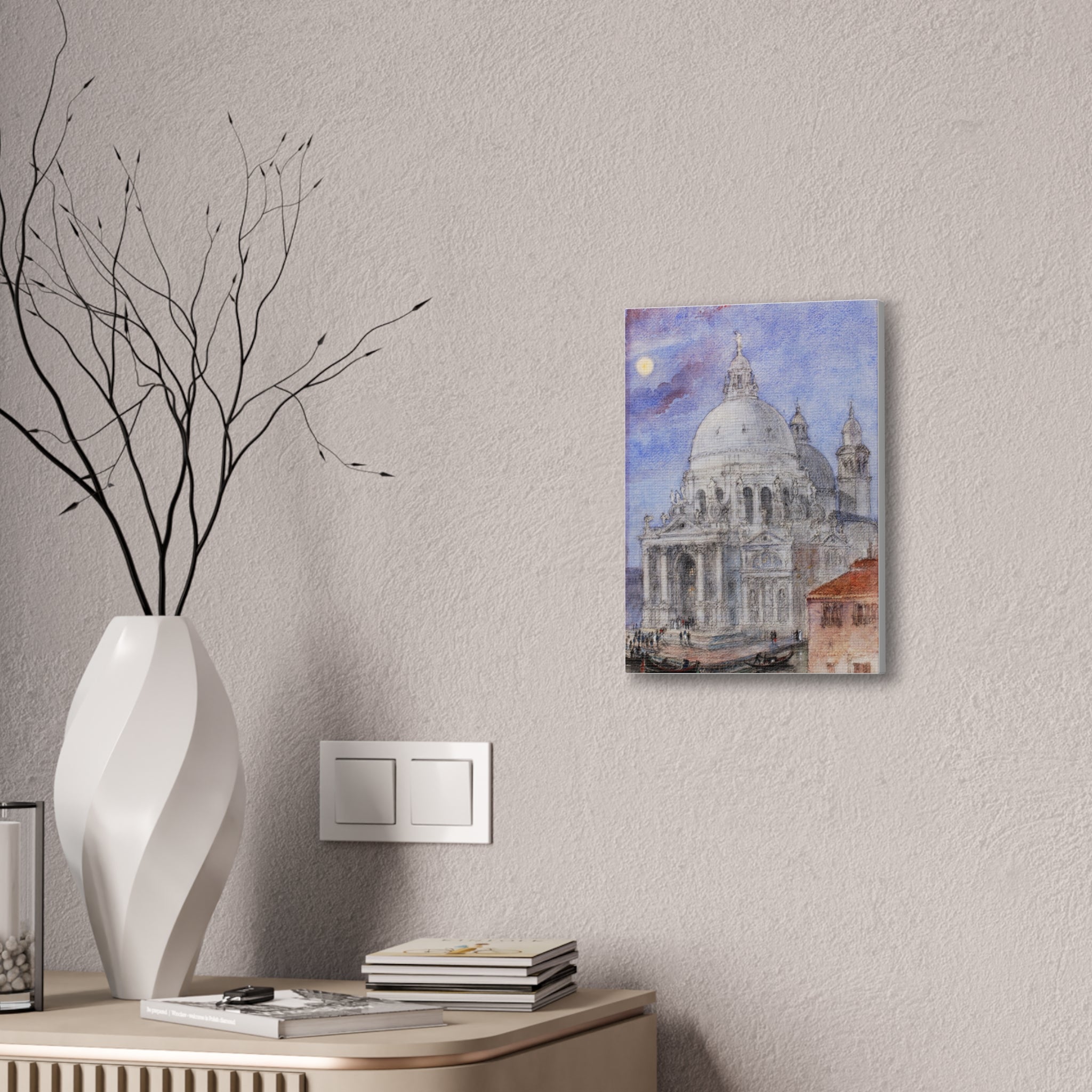 Santa Maria Della Salute, Venice - Cass Gilbert (10x14 inch Canvas)