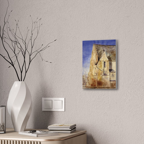 Old Church, Tours, France - Cass Gilbert (10x14 inch Canvas)
