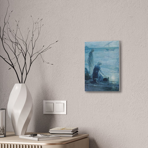 Moses in the Bullrushes - Henry Ossawa Tanner (10x14 inch Canvas)