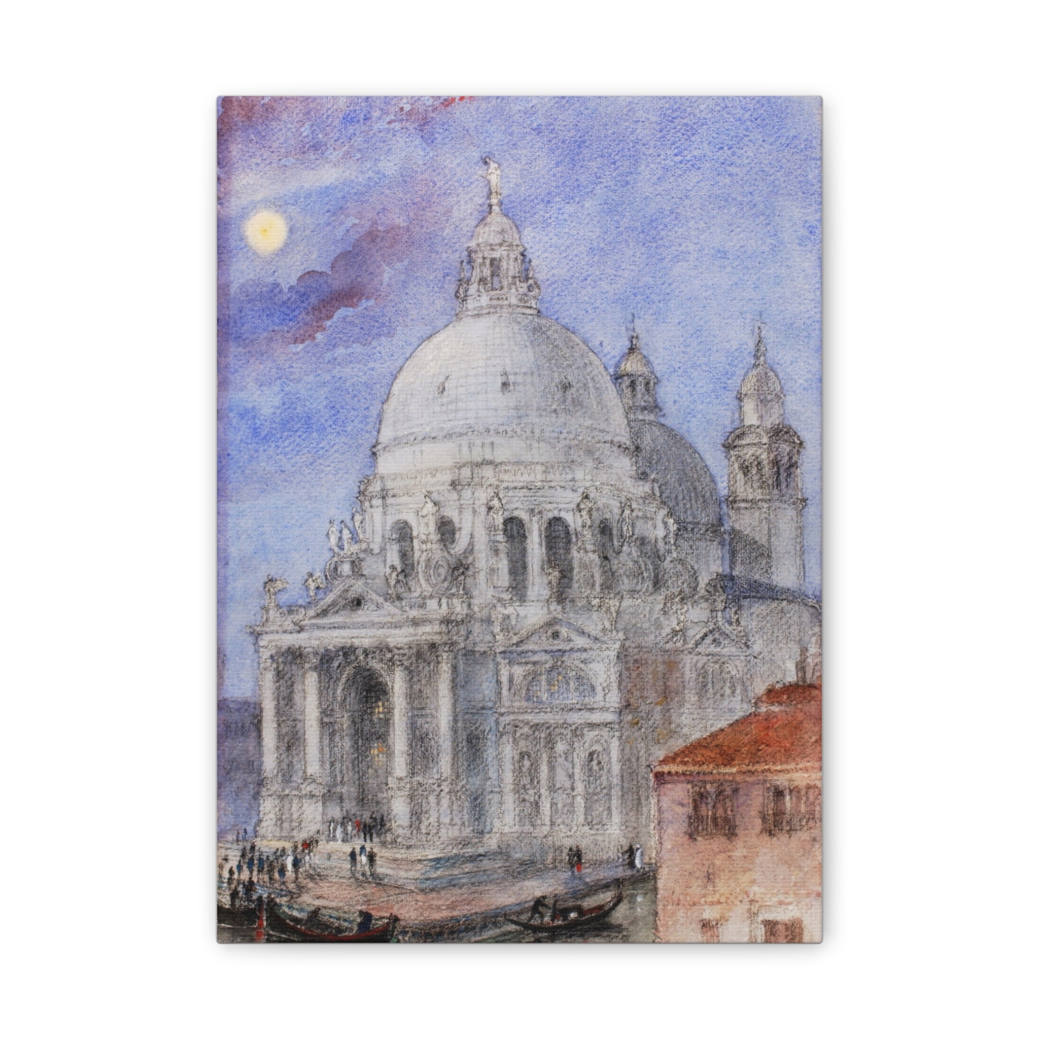 Santa Maria Della Salute, Venice - Cass Gilbert (10x14 inch Canvas)